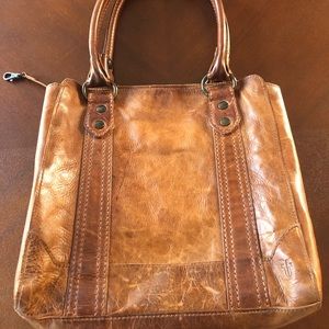 Frye Melissa Tote - Cognac Leather Bag